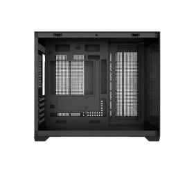 Resim Revenge Siyah Terranova Kumandalı 6 ARGB Fanlı Midi Tower Cam Panel Gaming Oyuncu Boş Bilgisayar Kasası 