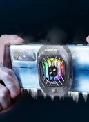 Resim EXENAR Gaming Telefon Hava Soğutma Fanı Radyatör Fan RGB Led Telefon Soğutucu Tak Çalıştır E Sporcu Fan 