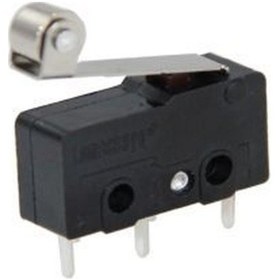 Resim Micro Switch İğne (Pcb) Bacak Makaralı 