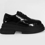 Resim Lufian Julıa Kadın Deri Ayakkabı Siyah Siyah 122230009100100 Siyah 