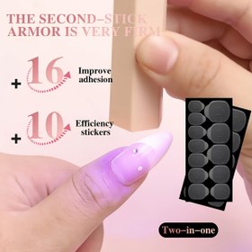 Resim Light Curing UV Jöle Katı Fototerapi Jölesi Katı Yapıştırıcı Giyim Zırhı UV Jöle Yapıştırıcısı Su Geçirmez Uzun Ömürlü Zırha Zarar Vermeyen 5 yaprak / paket 120 adet 