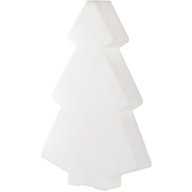Resim Lightree Beyaz Işıklı Dekoratif Yılbaşı Ağacı (H 45cm) 