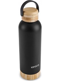 Resim Karaca Woody Çelik Termos 500 ML - Siyah 