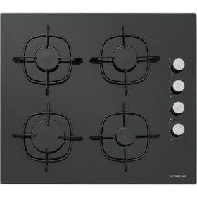 Resim Silverline BO65P4B01 - CS5700E6B01 - 3420 Classy Siyah Cam Ankastre Set 