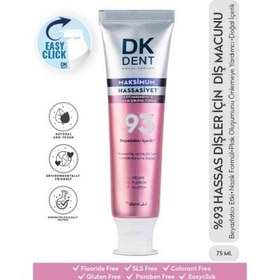 Resim Dermokil DkDent %93 Maksimum Hassasiyet Beyazlatıcı Diş Macunu 75ml 