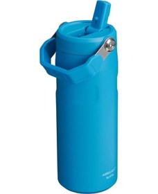 Resim Stanley The Iceflow Flip Straw 2.0 Pipetli Termos Bardak 0,47 Lt Mavi 