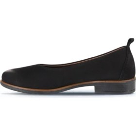 Resim Bueno Shoes Siyah Nubuk Kadın Babet 01WD3800 01WD3800 