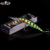 Resim WALK FISH Üst Su Minnow Wobblers Balıkçılık Cazibesi, 11.5CM 11.6g Uzun Döküm Bass Pike İçin Yapay Sert Yemler 