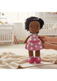 Resim Amigurumi Oyuncak Bebek El Örgüsü 37 Cm Çok Renkli 