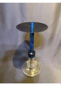 Resim Mavi Alüminyum Nargile Takımı 