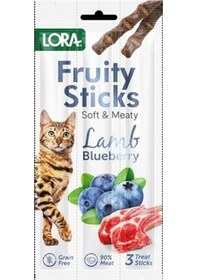 Resim Lora Stick Kuzu Etli Yaban Mersinli Kedi Ödülü 3 x 5 G 