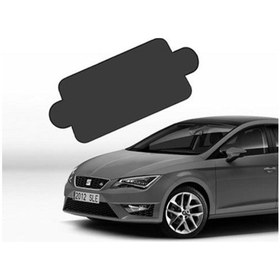 Resim Araç Ön Cam Güneşliği 150x70 Cm - Siyah Belirtilmemiş 