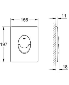 Resim Grohe Skate Air Kumanda Paneli - 38505KF0 