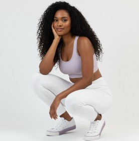 Resim Benetton ® Orijinal Yeni Sezon Kadın Spor Ayakkabı Bn30176 Beyaz Lila 