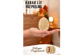 Resim Fırsatkolik Yüz Peeling Kabak Lifi 3 Adet Solingen Professional 