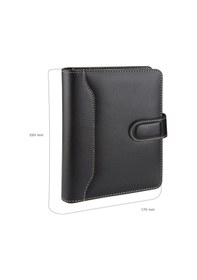 Resim Organizer Ajanda Tarihsiz Çizgili 17x22 CM - Siyah 