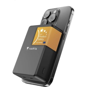 Resim Power Bank 10.000MAH, Powerbank Magnetico, Mag Pro Power On Demand, Caricabatterie Portatile Con USB C, Compatibile Con Magsafe E Qi Standard (Per Compatibilità Con iPhone E Android), Grigio 