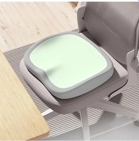 Resim Fochsia Ergonomik Memory Köpük Mavi Masa Başı Oturma Minderi Taşınabilir Bel Desteği 