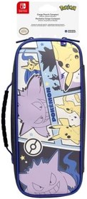 Resim Hori Nintendo Switch Cargo Pouch Compact (Pikachu, Gengar, & Mimikyu) - Split Pad Compact Compatible Travel Case Pokémon - Officially Licensed 