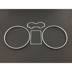 Resim NOS VW Transporter T5 Gösterge Çerçevesi , Transporter T5 Krom Gösterge Çerçevesi , T5 Gösterge Halkası 