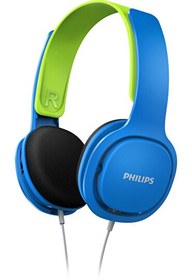 Resim Philips SHK2000BL Kulak Üstü Çocuk Kulaklığı Mavi Philips