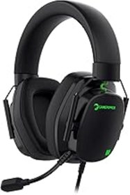 Resim Qedii Game Power Kai Titanium X Siyah Manyetik Pad Gaming Kulaklık 
