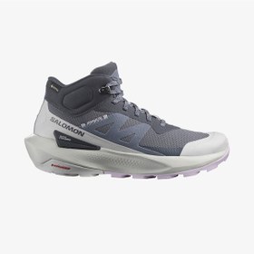 Resim Salomon Elixir Activ Mid Gore-tex Kadın Gri Bot Düz L47457400 Gri 