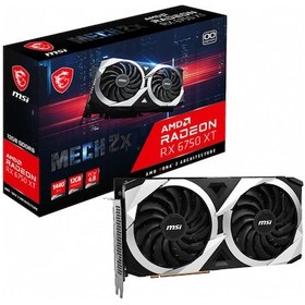 Resim MSI RADEON RX 6750 XT MECH 2X 12G OC RX6750XT 12GB GDDR6 192B Gaming Ekran Kartı 