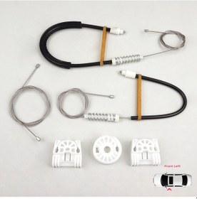 Resim Mercedes W204 S204 E W212 S212 İçin Ön Sol Cam Kriko Tamir Seti 