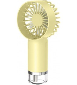 Resim Aurora El Tipi Püssürtme Fansısutma Usb Taşın Ne Kadar Küçük Fan Sarı 