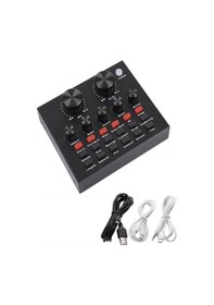 Resim Bm800 Live Plus Set Efektli Ses Kartı Mikrofon Stand Kayıt Canlı 