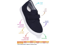 Resim Kiko Kids Richie Cırtlı Günlük Erkek Çocuk Casual Ayakkabı Lacivert 