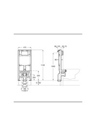 Resim Roca Gömme Rezervuar Alçıpan Duvar İçi A890070020 