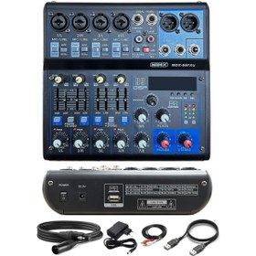 Resim AyrStore MDX-06FXU Ses Mikseri Stüdyo Kayıt İçin 6 Kanal Ses Kartlı 99 DSP Efektli (+48V-USB-B 