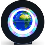 Resim Büro Ev Ofis Hediyesi İçin 15cm Yuvarlak Renkli Led Işıklı Mini Dünya Manyetik Küre Diğer 