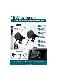 Resim Fhd-14 360 Wireless Kablosuz 15w Şarj Mıknatıslı Havalandırma İç 