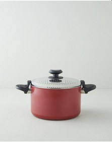 Resim English Home New Rio Premium Makarna Ve Popcorn Tencere 22 Cm Kırmızı Kırmızı 