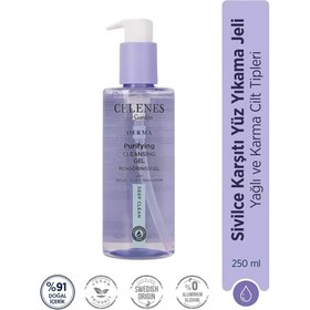 Resim Celenes Derma Sivilce Karşıtı Yüz Yıkama Jeli 250 ml - Gratis 