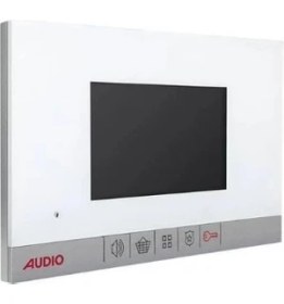 Resim Audio "4.3" Beyaz Görüntülü Diafon Bus Plus 1180/1180B Mekanik Butonlu 