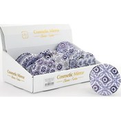 Resim Periboia Taşlı Nazar Boncuklu Yuvarlak El Aynası İnce 