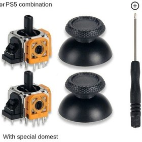Resim Stil B-2x Ps5 Playstaion 5 Dualshock 4 Slim Denetleyici 3pin 3d Rocker Joystick Eksen Og Sensör Onarım Parçaları Aks 