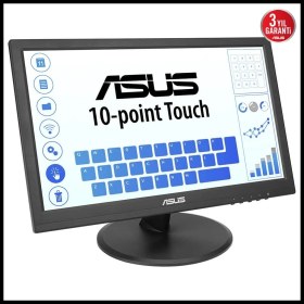 Resim Asus VT169HE 15.6" 5ms, 60hz, Dokunmatik, Hdmı, D-Sub, Düşük Mavi Işık, Freesync, IPS Panel Monitör 