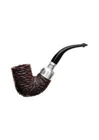 Resim Peterson System Spigot Rusticated 309 9mm. Filtreli Vulcanite Saplı Pipo 206095 