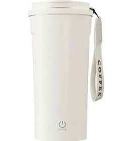 Resim Challenger Beyaz Otomatik Blender Bardağı Protein Tozu Karıştırıcı Fitness Spor Sızdırmaz Kahve Bardağı 