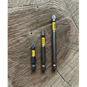 Resim Özs PH2*10 cm Mıknatıslı Yıldız Bits Uç Pz2 Uç Vida Sıkma Ucu 3pcs 
