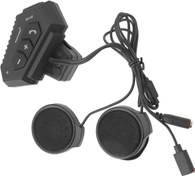 Resim SUNGOOYUE Motosiklet Bluetooth İletişim Kulaklık 2000 Mah Motosikletler Için Kablosuz Su Geçirmez Kask Kulaklık 