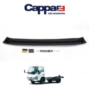 Resim Cappafe Isuzu Nkr Wide Ön Cam Güneşliği Siperlik Vizör Şapka Terek (abs) Piano Black 2002-2005 