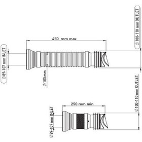 Resim Yapıtaşı Çekvalfli Klozet Gider Borusu/haşere Koku Önleyici Kada Beyaz 