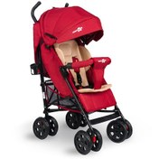 Resim Comfymax Tam Yatar Baston Bebek Arabası – Dark Red 