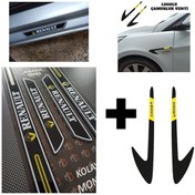 Resim Renault Latitude Kapı Eşiği + Logolu Çamurluk Venti Set 